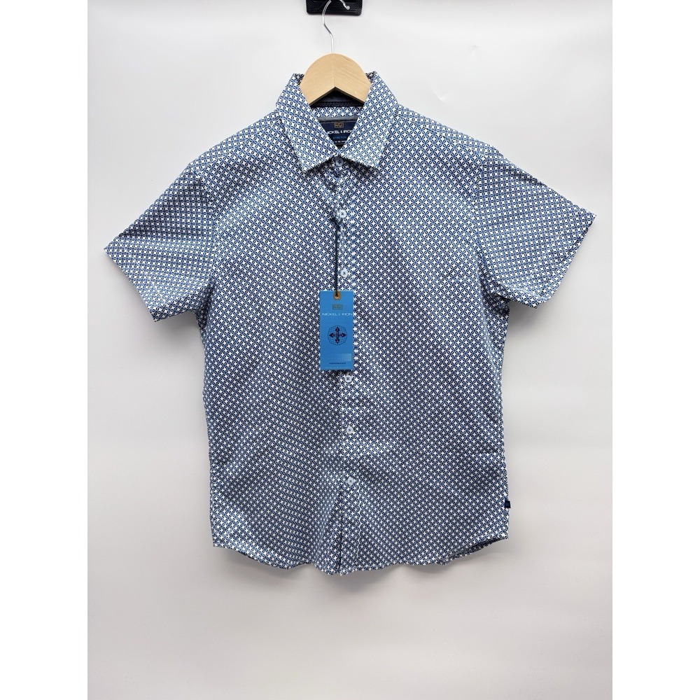 Nickel & Iron Stretch Button Down Shirt Mens Small Dress Shirt
